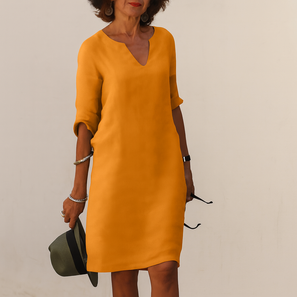 Flowing dress with timeless elegance