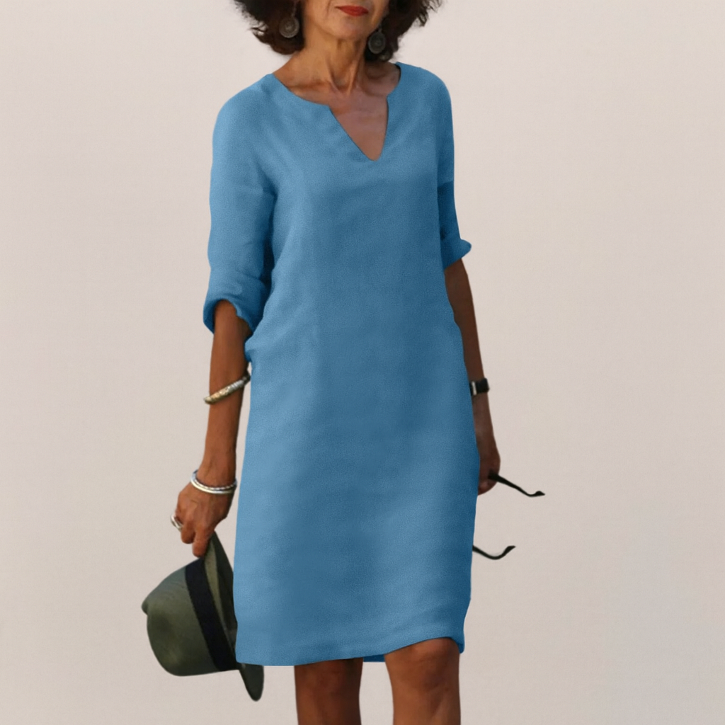 Flowing dress with timeless elegance