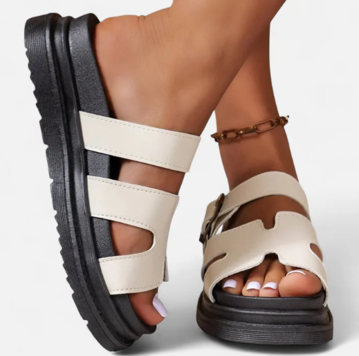 Orthopedic sandals with an elegant design